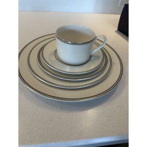 Mikasa dinnerware set Portico, Pristine Condition